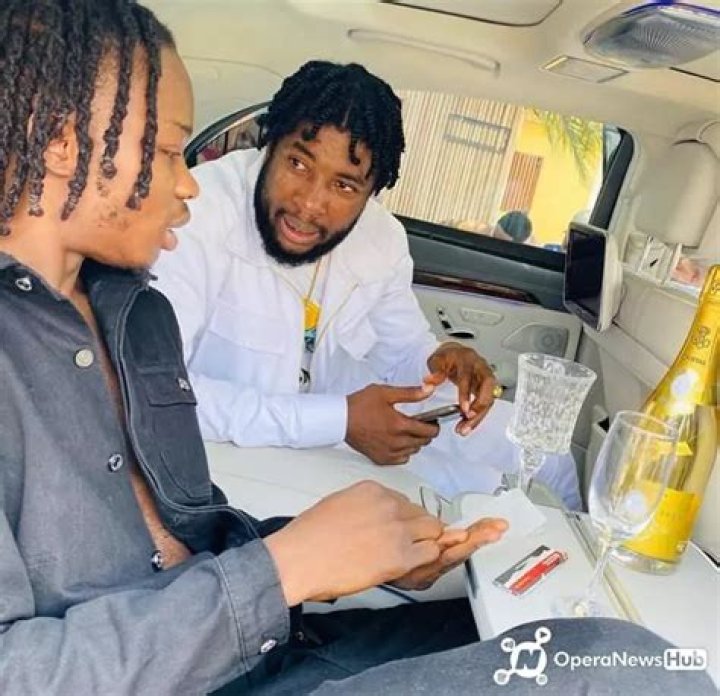 Abu Abel with Naira Marley