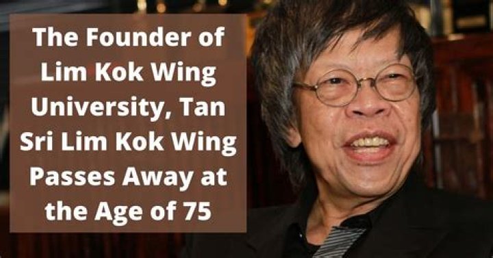 Lim Kok Wing passes away at 75 | The Star