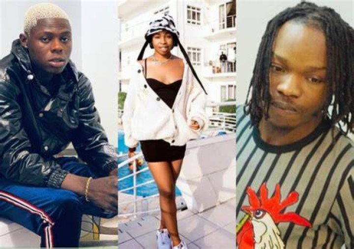 Naira Marley and Tori Keeche. Yoga Music Video Shot