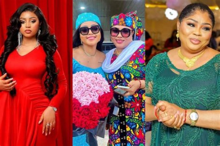 Rita Daniels and mother Regina Daniels
