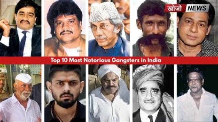 Unmasking Shadows: India's Top 10 Notorious Gangsters